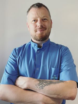 Lek. wet. Tomasz Anioł internista, specjalista radiologii weterynaryjnej.